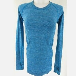 Lululemon Run Swiftly Tech Long Sleeve Heathered Tofino Teal